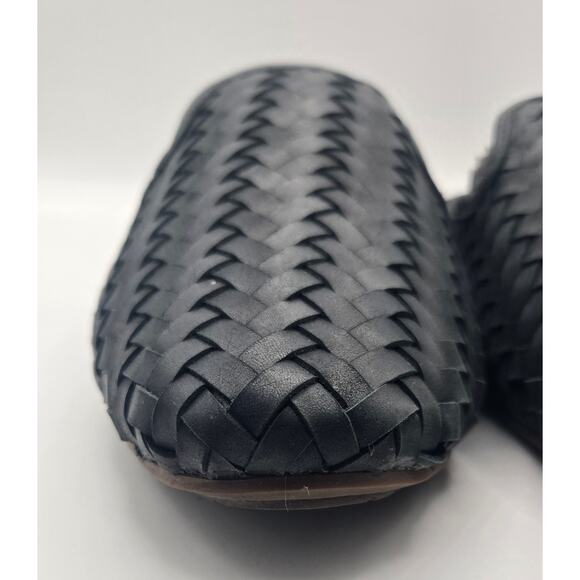 OluKai Mi'i Black Weaved Ladies Loafers Slip-on US Size W11 - Picture 4 of 12